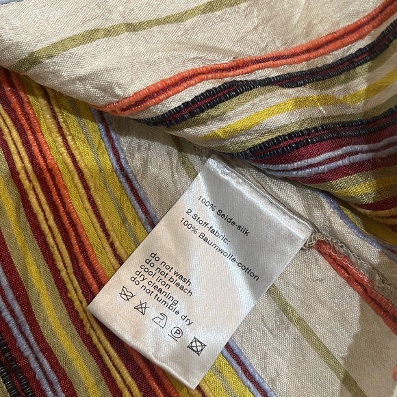 A-k-R-I-S punto AKRIS 100% silk blouse top shirt women duze us4 worn once - Picture 2 of 8